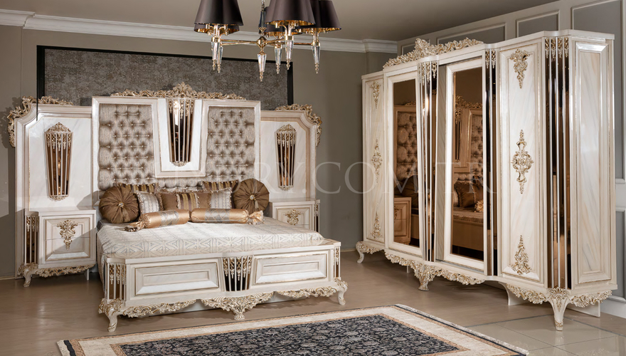 Vitton Classic White Bedroom - 1