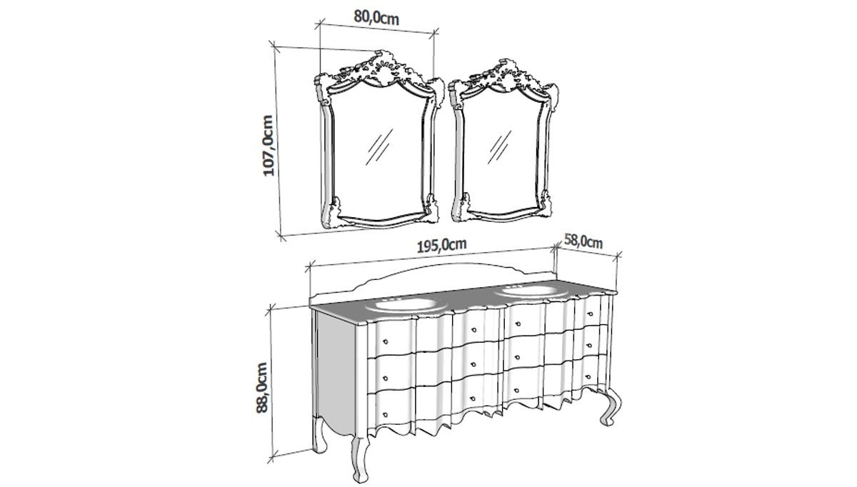 Volenta Classic Bathroom Set - 6