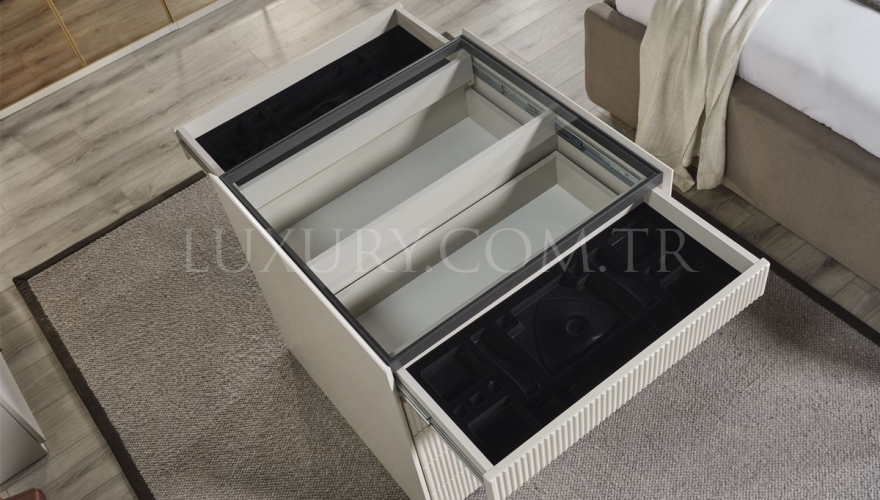 Volga Modern Gold Bedroom Set - 16