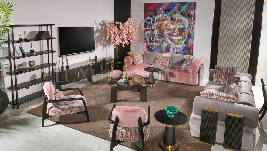 Vuitton Modern Koltuk Takımı - 1080