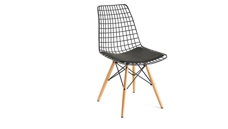 Yaldız Chair with Wooden Legs - 920