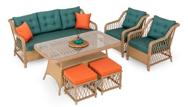Yeşim Garden Sofa Set - 1149