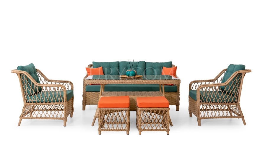 Yeşim Garden Sofa Set - 2