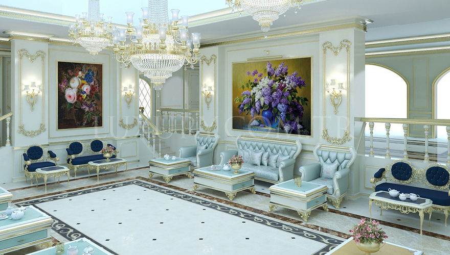 Zagren Bronz Living Room Decoration - 1050