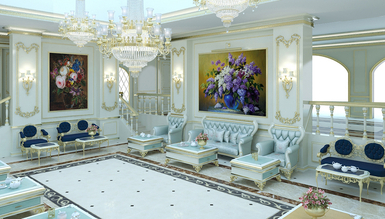 Zagren Bronz Salon Dekorasyonu - 1050