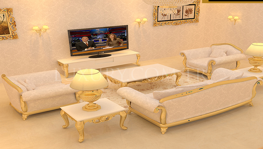 1050 - Zavenna Bronz Salon Dekorasyonu