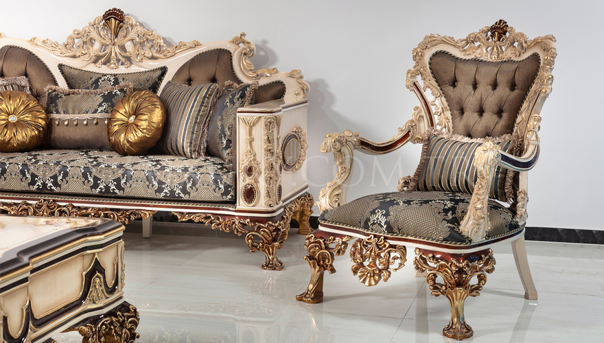 Zenin Classic Sofa Set - 5