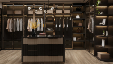 Zolenta Modern Dressing Room - 1102 Luxury Line