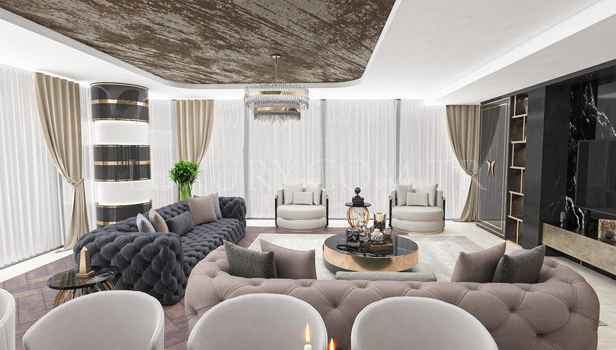 Zorlu Center Rezidans Mobilya Projesi - 1102 Luxury Line