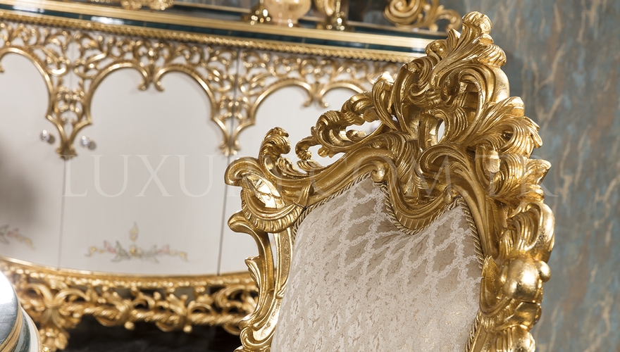 Zümra Gold Leaf Dining Room - 22