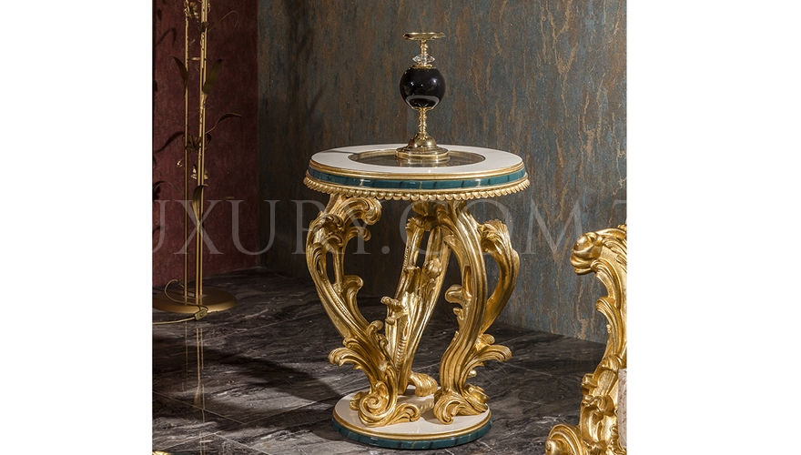 Zümra Gold Leaf Living Room - 16